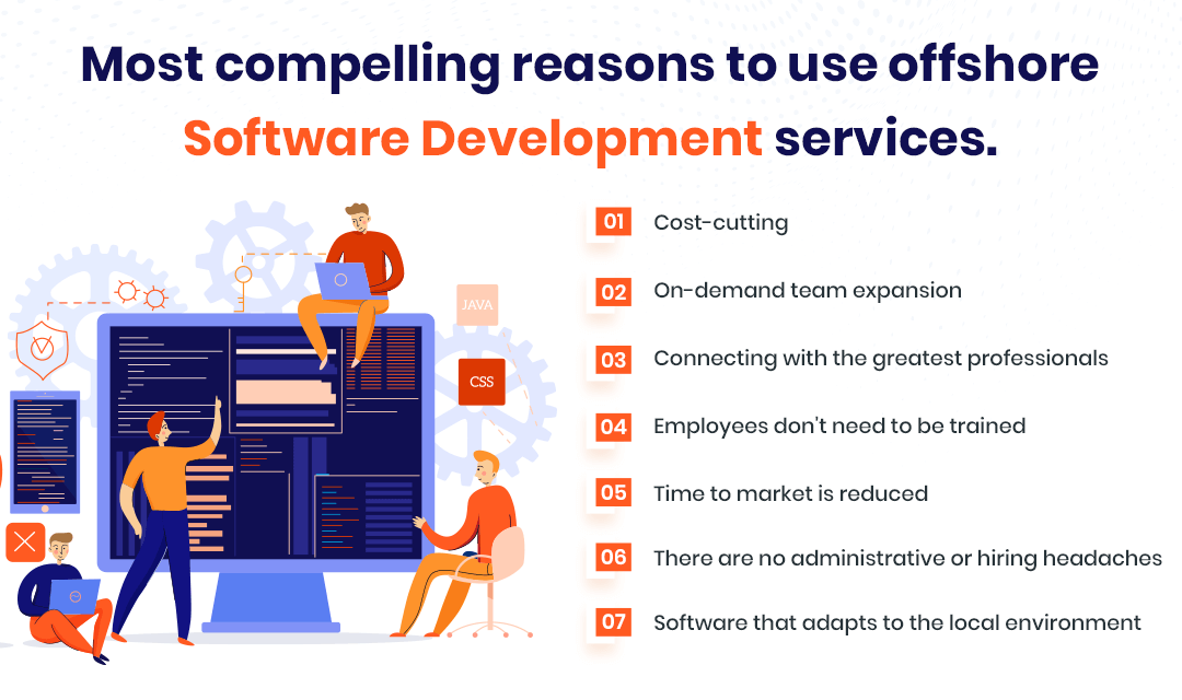 reasons to use offshore software development services