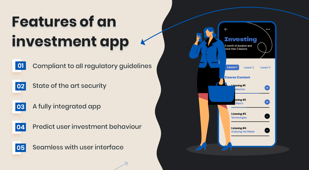 key features of an investment app