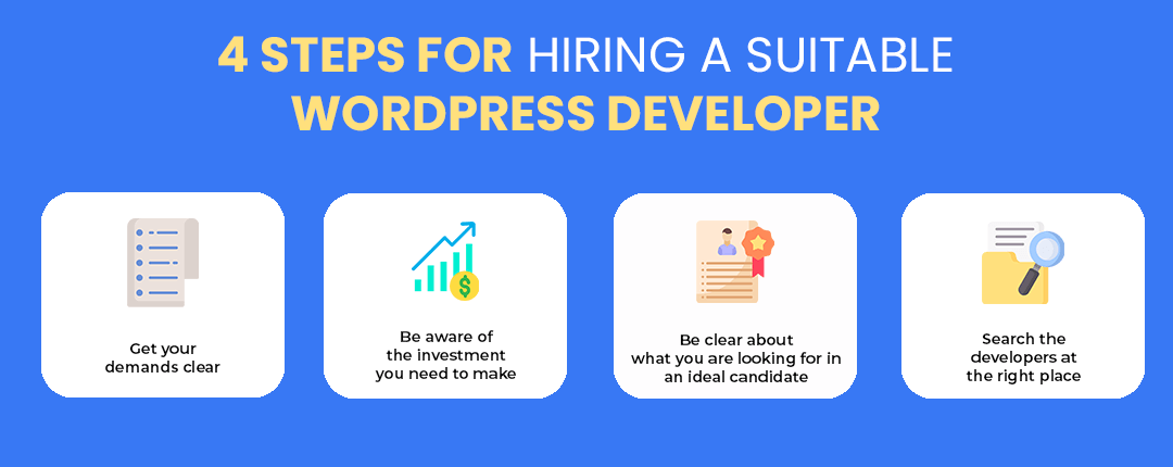 4 steps for hiring a suitable WordPress developer