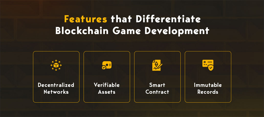 Features about blockchain game development